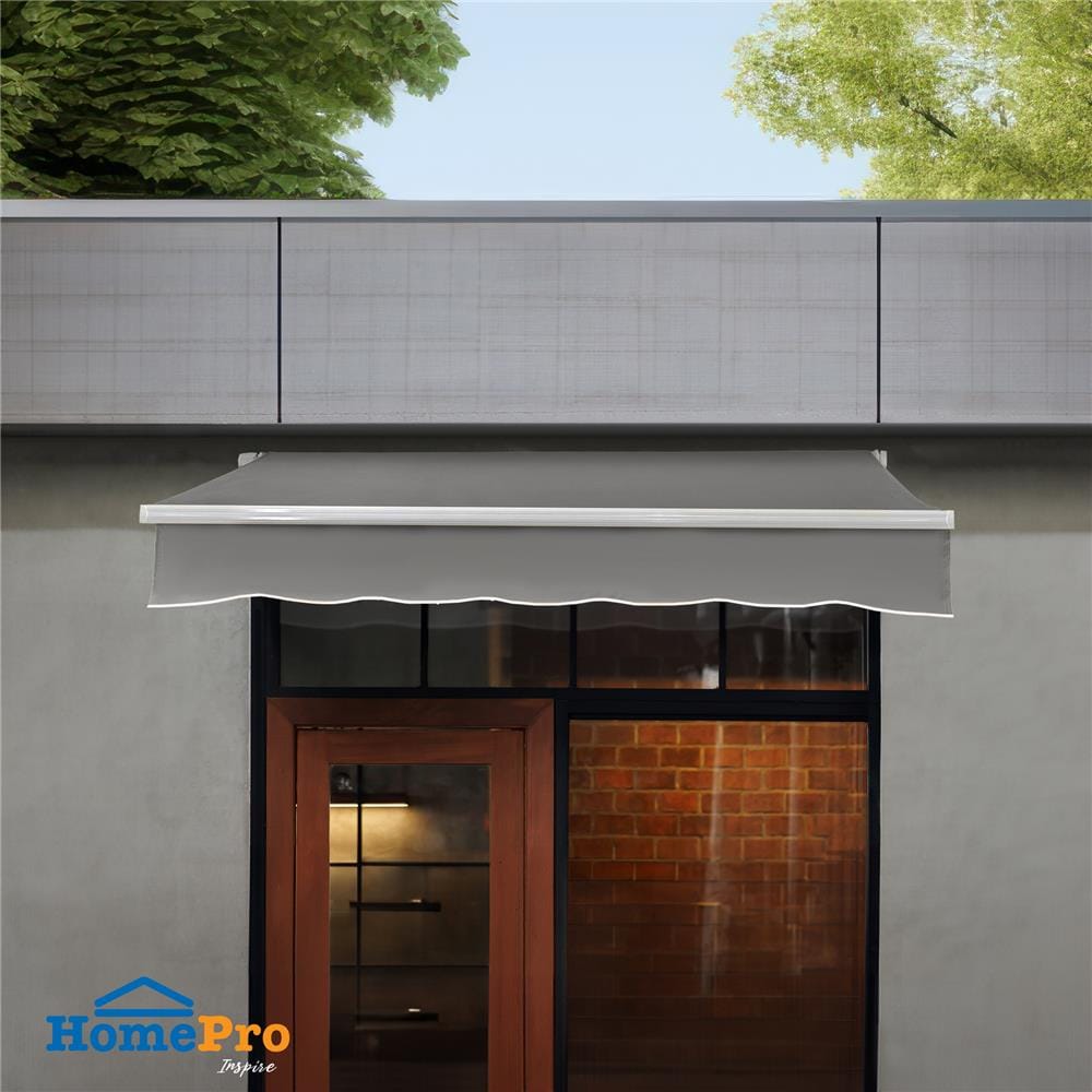 กันสาดผ้าพับได้ SUNSHIELD 200x150 ซม. สีเทาเข้ม