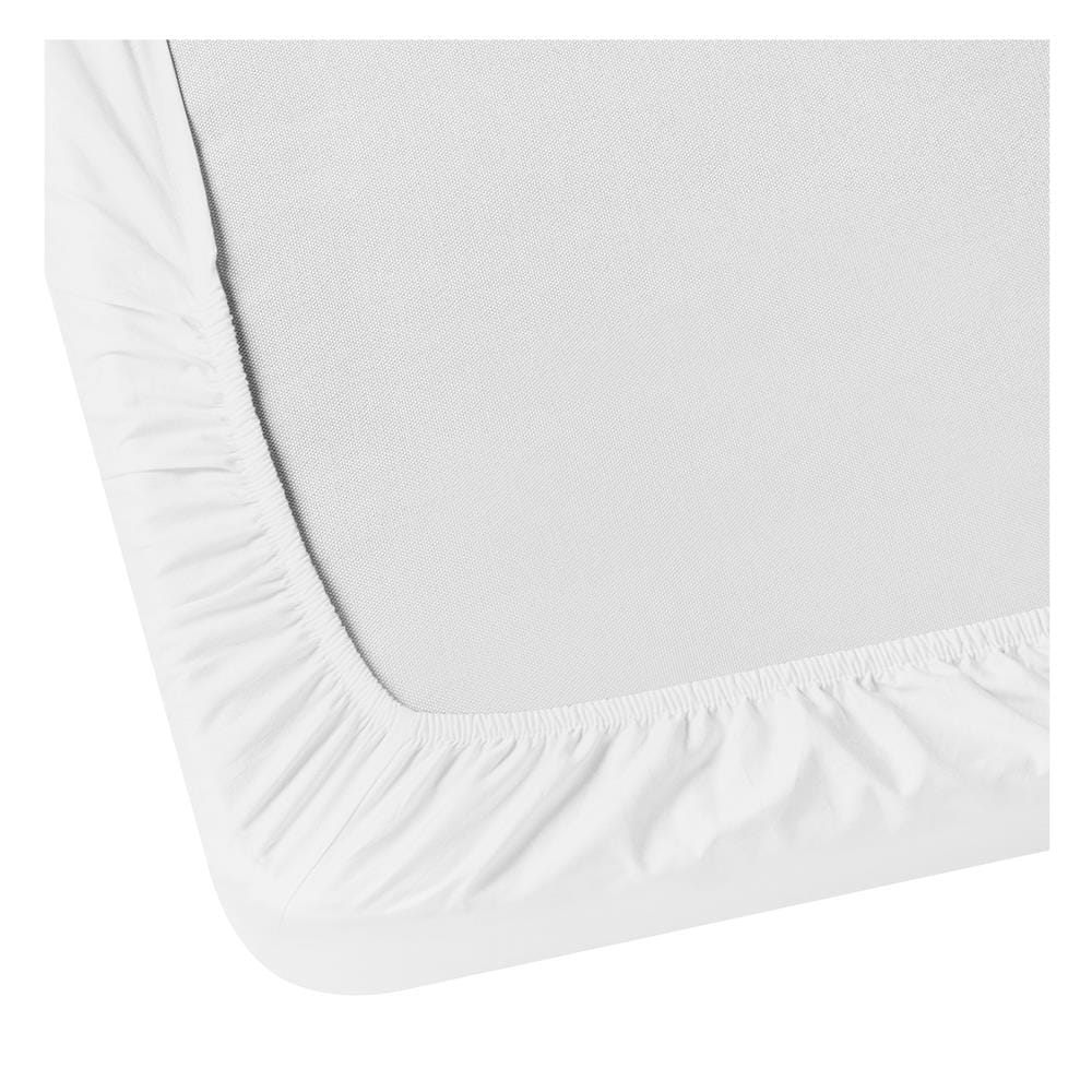 ผ้าปูที่นอน 10 ฟุต BED CLIP MICROTEX สี WHITE
