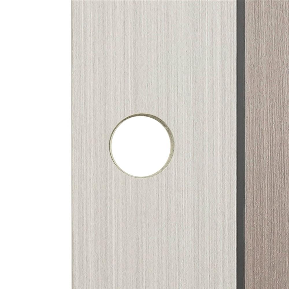 ประตูห้องน้ำ UPVC AZLE L0A-G2C 70X200 ซม. สี ASH/STONE GREY เจาะลูกบิด