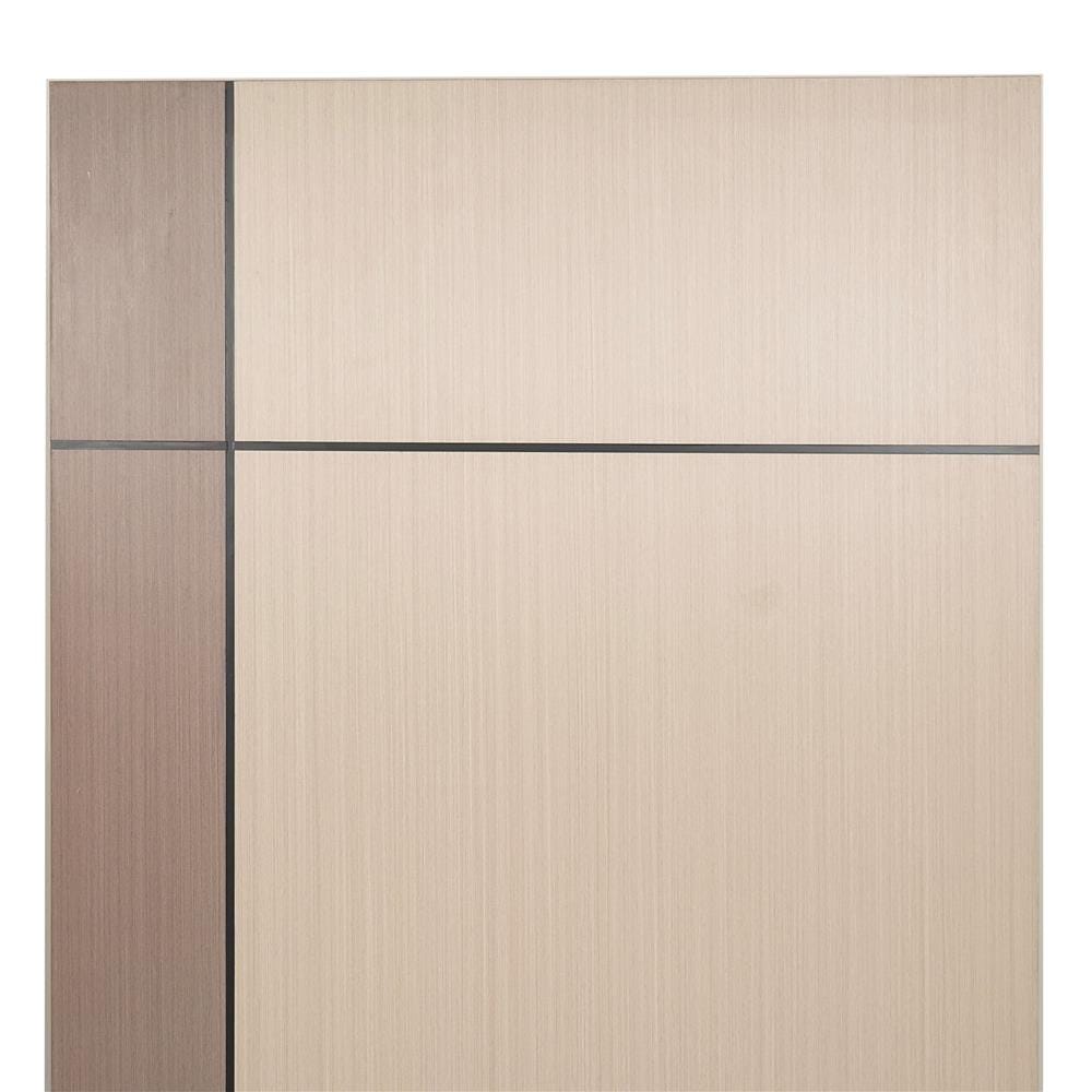 ประตูห้องน้ำ UPVC AZLE L0A-G2C 70X200 ซม. สี WALNUT/BEECH เจาะลูกบิด