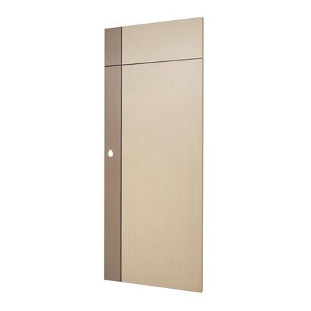 ประตูห้องน้ำ UPVC AZLE L0A-G2C 70X200 ซม. สี WALNUT/BEECH เจาะลูกบิด_1