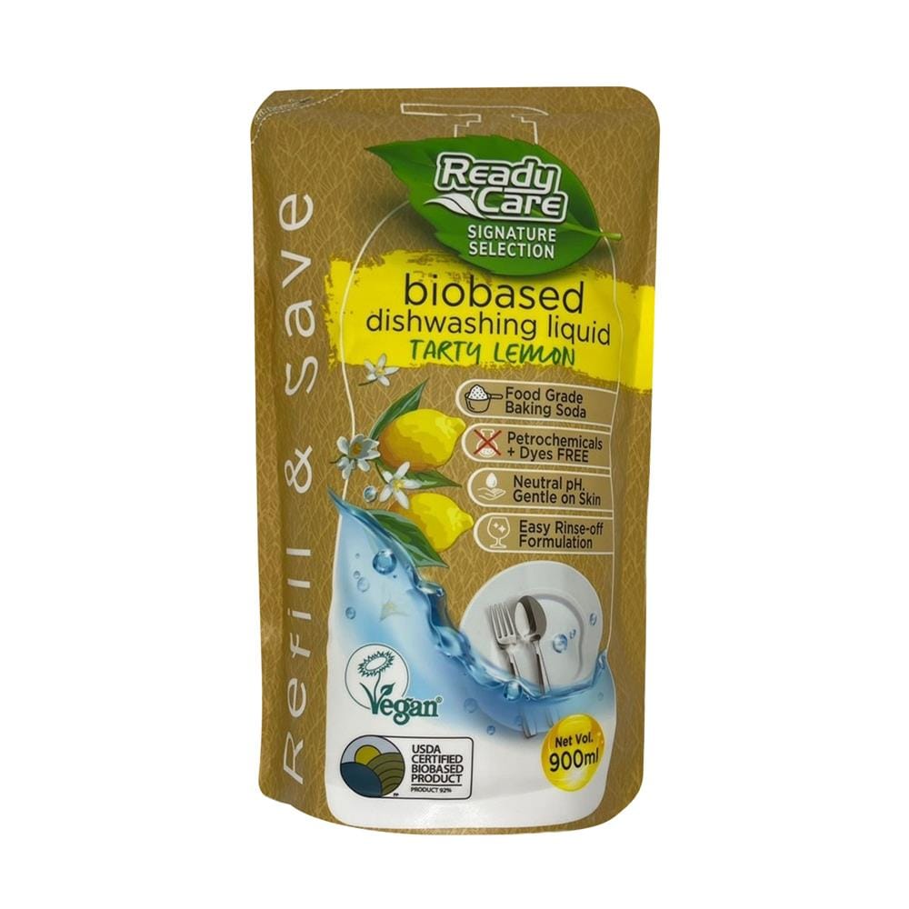 รีฟิลน้ำยาล้างจาน READY CARE 900 มล. TARTY LEMON