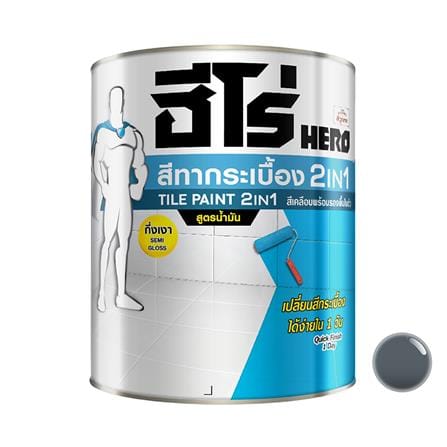 สีน้ำมันทากระเบื้อง ชนิดกึ่งเงา WOODTECT HERO 2 IN...
