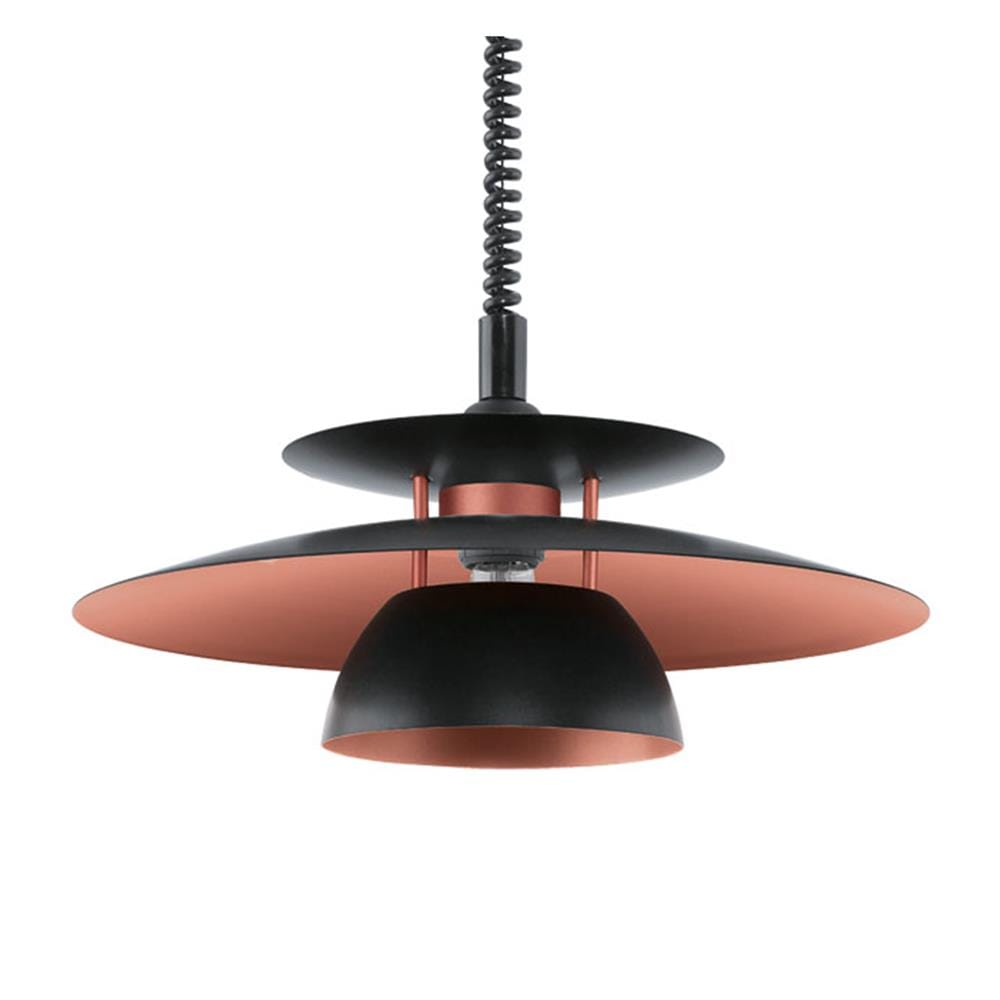 ไฟช่อ EGLO BRENDA 31666 สีดำ/ทองแดง 1 หัว