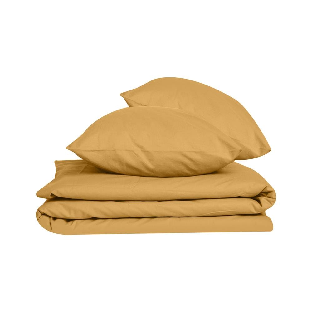 ชุดผ้าปูที่นอน 6.5 ฟุต 3 ชิ้น BED CLIP MICROTEX สี YELLOW