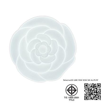 ไฟเพดาน LED SHINING S-CE05500C-1 19 นิ้ว 55 วัตต์ DAYLIGHT/COOL WHITE/WARM WHITE สีขาว_12