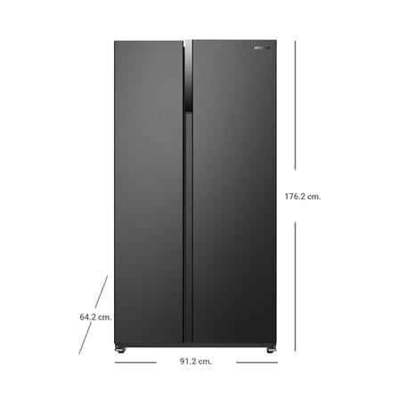 ตู้เย็น SIDE BY SIDE HITACHI HRSN9552DDXTH 18.5 คิว สีเทาเข้ม อินเวอร์เตอร์_7