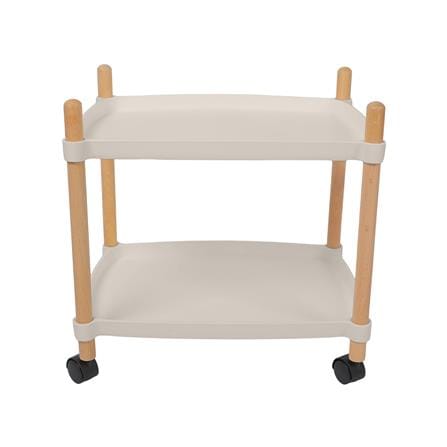 ชั้นวาง 2 ชั้น มีล้อ STACKO FOREST 47x31x52 ซม. สี TAUPE_2