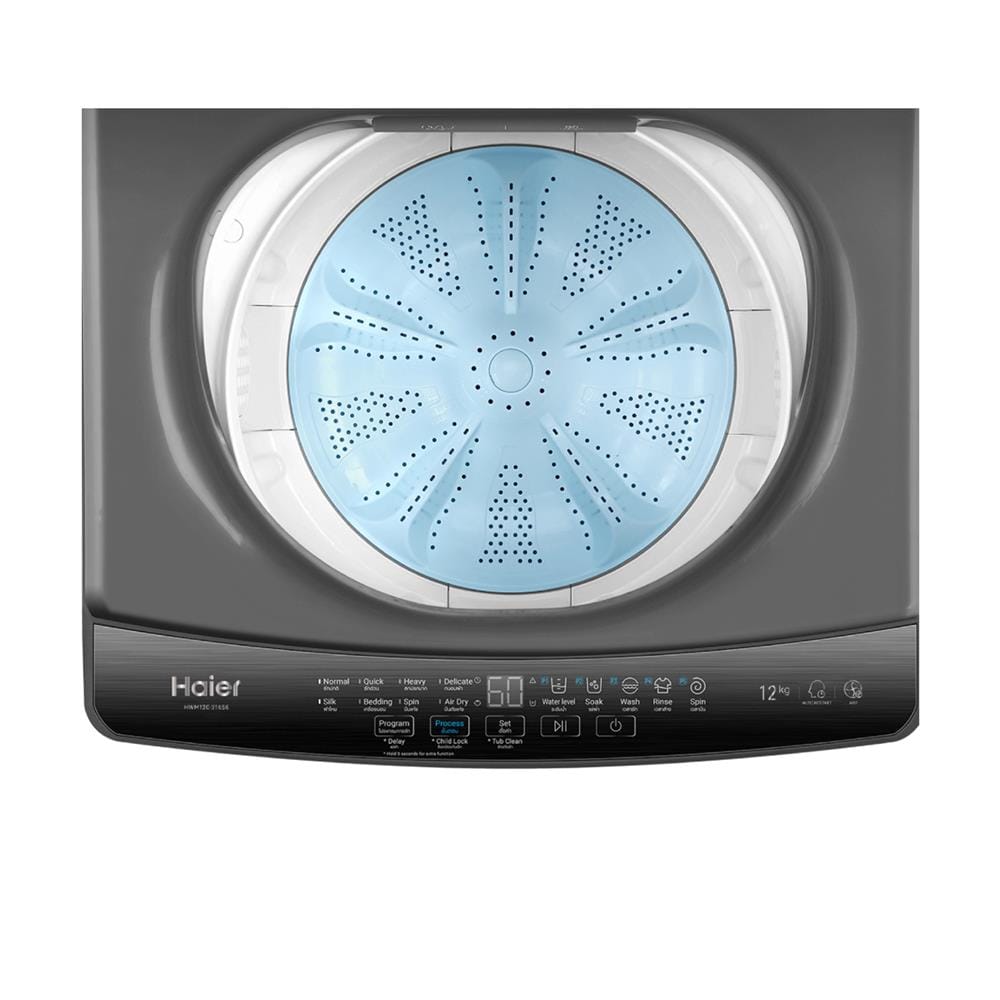 เครื่องซักผ้าฝาบน HAIER HWM120-316S6 12 กก. สีเทา