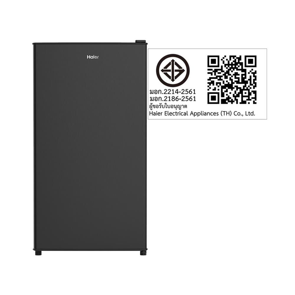 ตู้เย็น 1 ประตู HAIER HR-SD95 3.1 คิว สีดำ