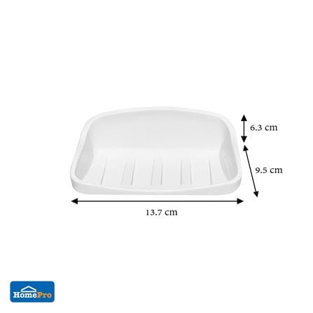 ที่วางสบู่ BATH TIME 14910BT สีขาว_5