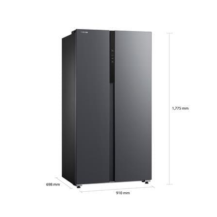 ตู้เย็น SIDE BY SIDE TOSHIBA GR-RS780WI-PMT(06) 20.6 คิว สีเทา อินเวอร์เตอร์_5