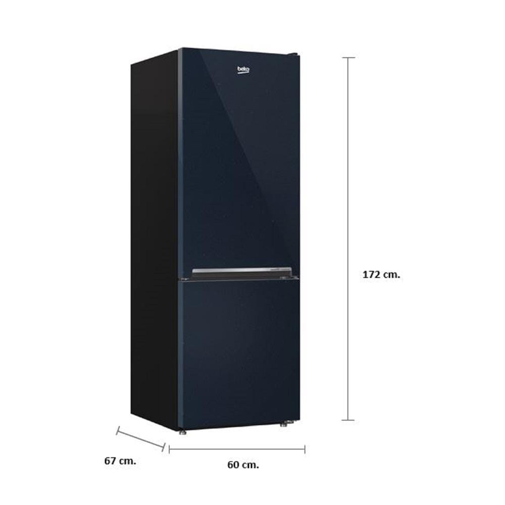 ตู้เย็น 2 ประตู BEKO RCNT340I30VHFSUBL 11.4 คิว สีน้ำเงิน อินเวอร์เตอร์