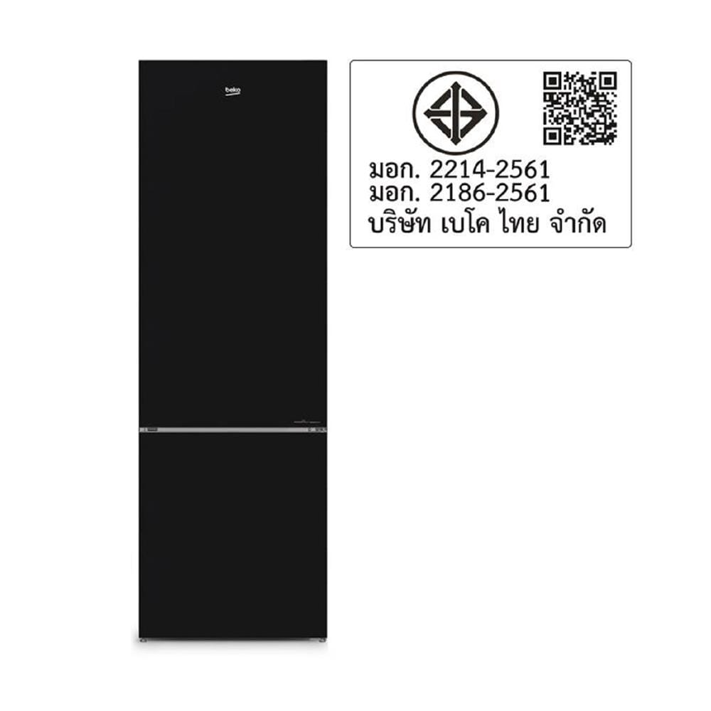 ตู้เย็น 2 ประตู BEKO RCNT375I40VHFGB 12.6 คิว กระจกดำ