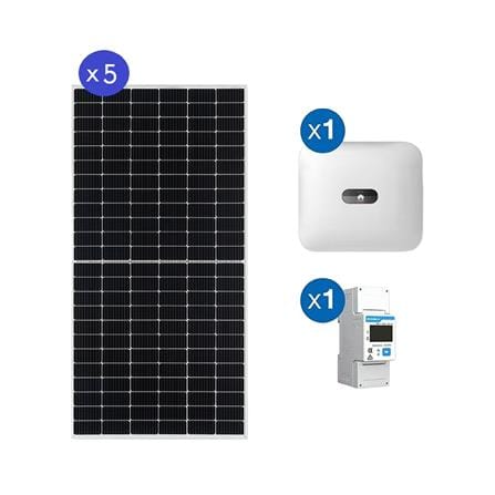 โซลาร์รูฟ 3 กิโลวัตต์ 1 เฟส ระบบออนกริด HOME SOLAR NORMAL PACKAGE S