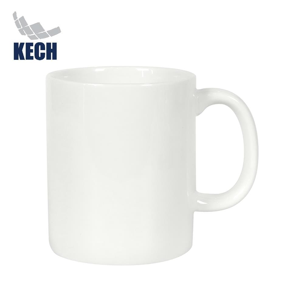 ถ้วยหู PORCELAIN 350 มล. KECH SNOW BASIC สีขาว