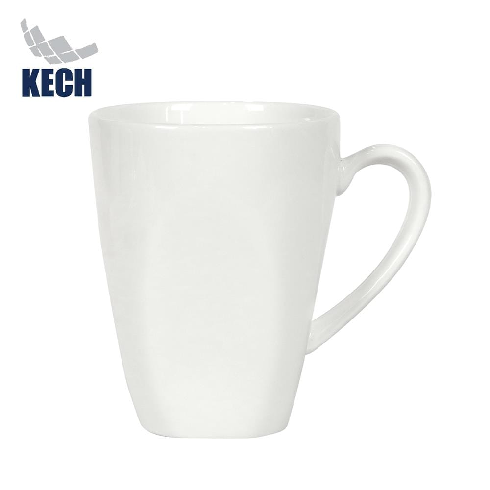 ถ้วยหู PORCELAIN 300 มล. KECH SNOW PETAL สีขาว