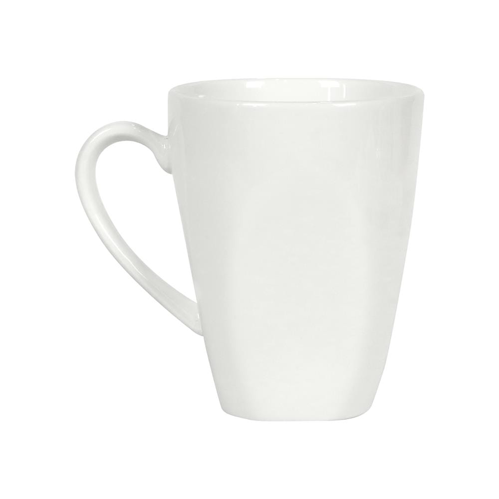 ถ้วยหู PORCELAIN 300 มล. KECH SNOW PETAL สีขาว