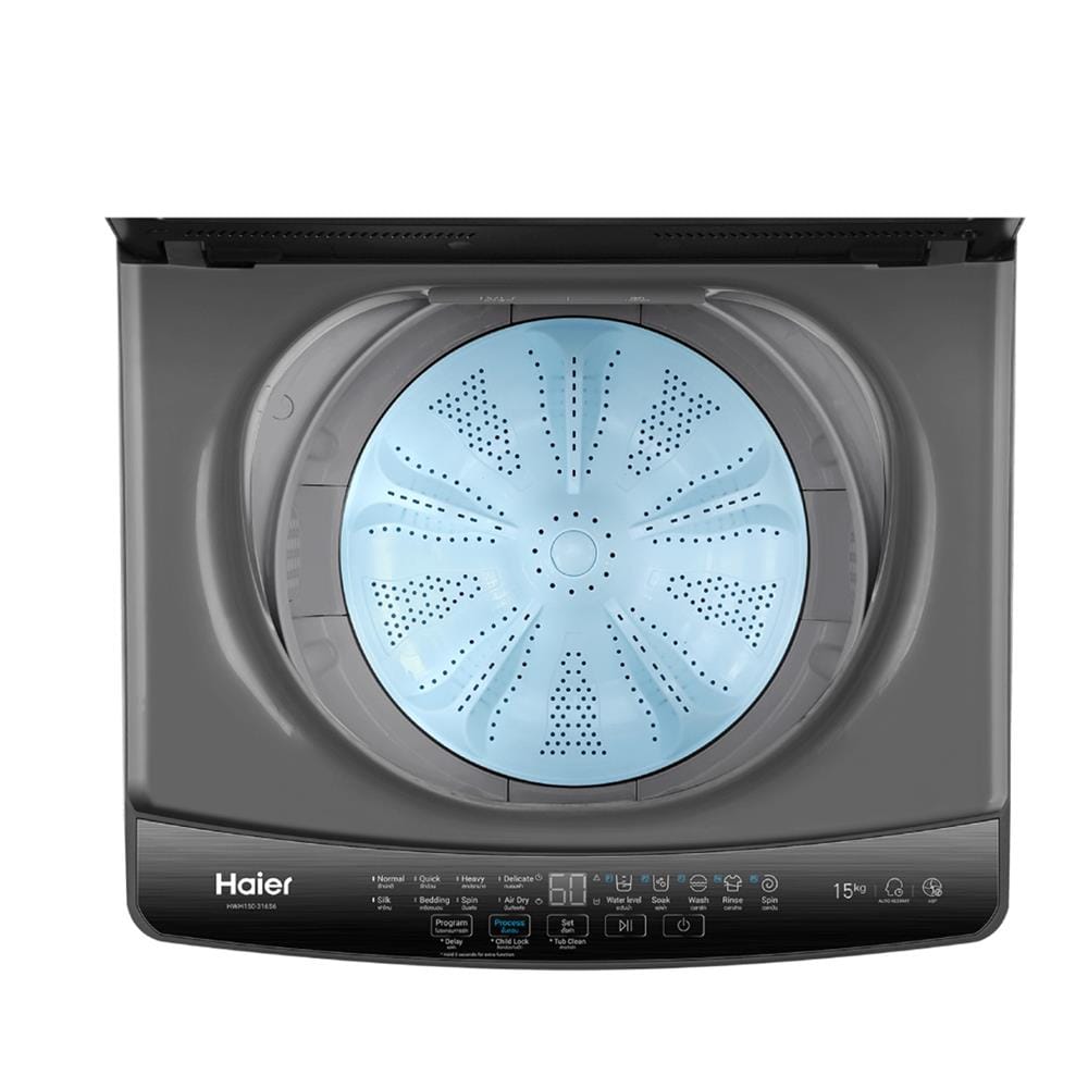เครื่องซักผ้าฝาบน HAIER HWM150-316S6 15 กก. สีเทา