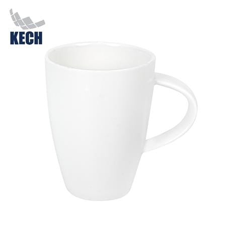 ถ้วยหู PORCELAIN 300 มล. KECH SNOW YU สีขาว_0