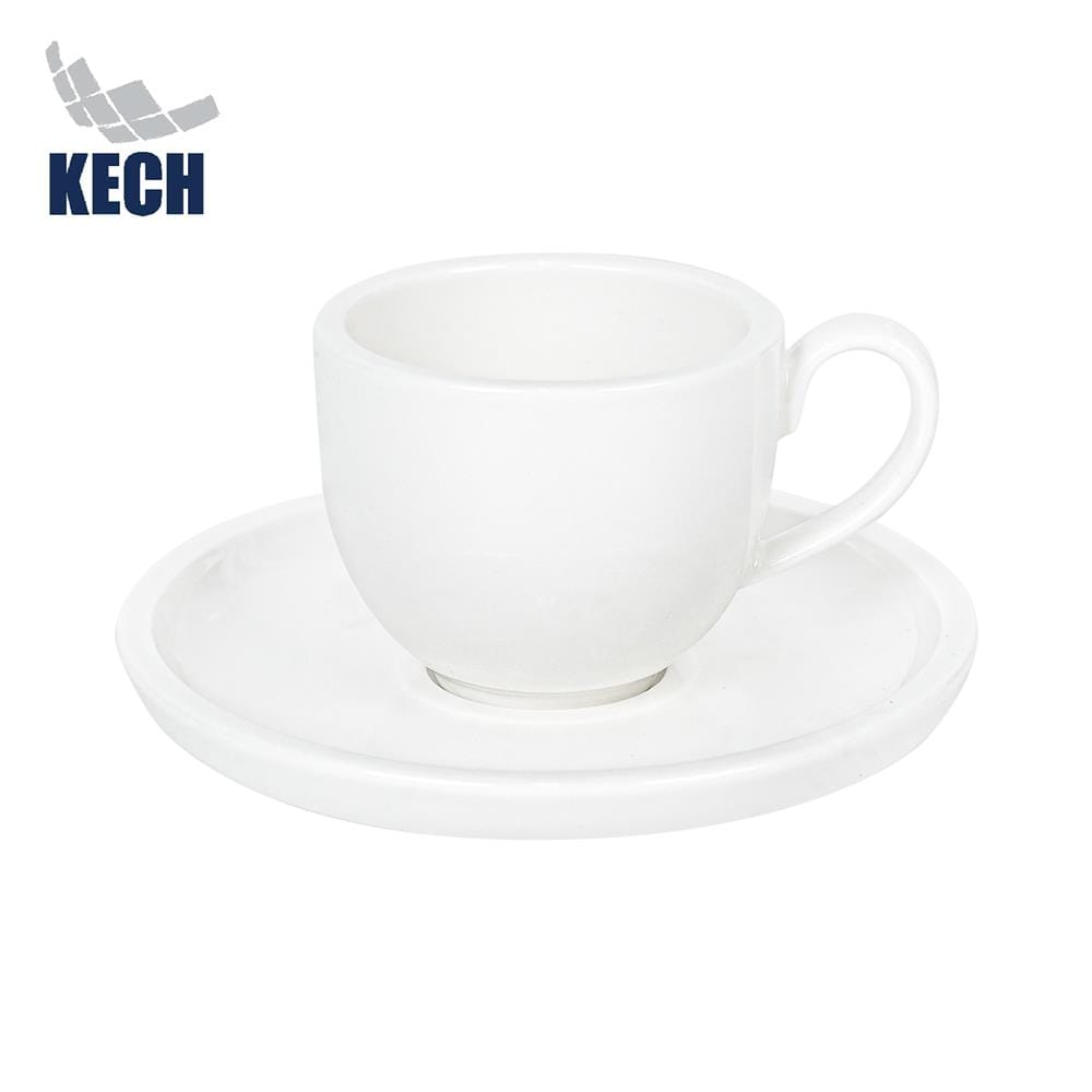 ชุดถ้วยกาแฟ PORCELAIN 90 มล. KECH SNOW CUTE สีขาว_1