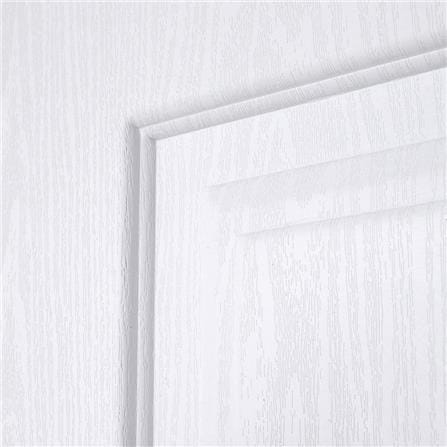 ประตูภายนอก UPVC AZLE PZN4 80X200 ซม. สีขาว เจาะลูกบิด_4