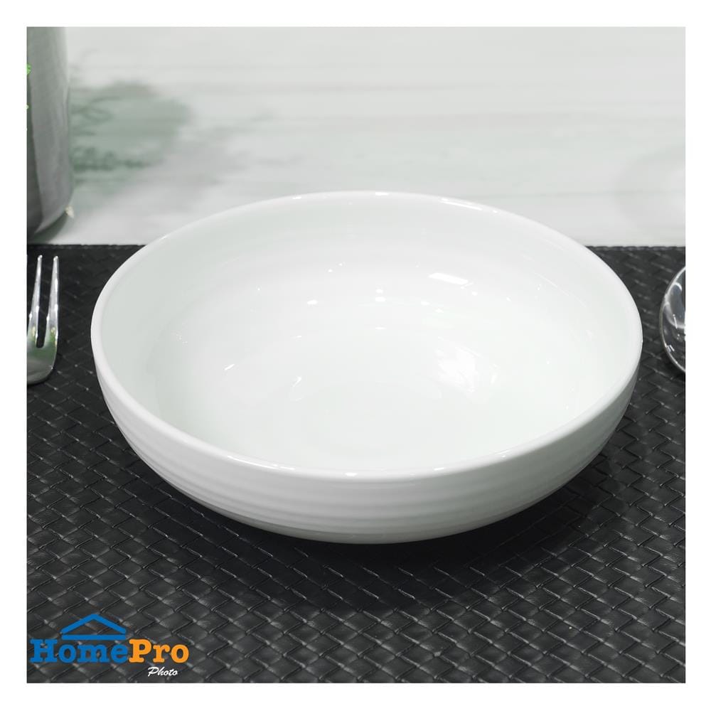 ชาม PORCELAIN 8 นิ้ว KECH SNOW LINE