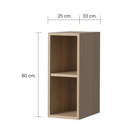 กล่องแขวนจบมุม CABIN JUNO 25x60 ซม. สีบีช_6