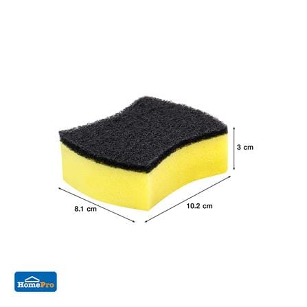 ฟองน้ำพร้อมใยขัด ACCO C-NAMI 10.2x8.1x3 ซม. แพ็ก 5 ชิ้น_6