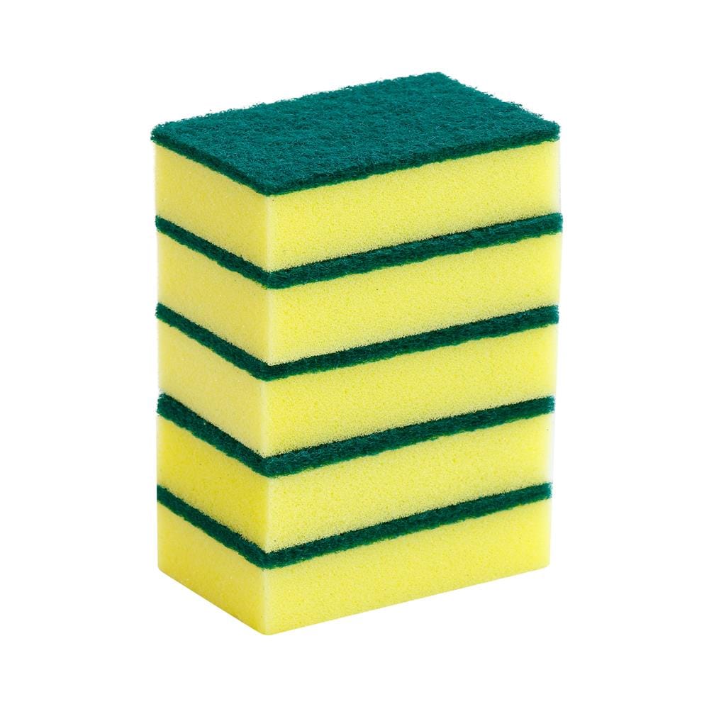 ฟองน้ำพร้อมใยขัด ACCO C-NAMI 11x7x3 ซม. แพ็ก 5 ชิ้น