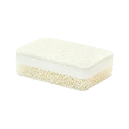 ฟองน้ำพร้อมใยขัดหนา 3 ชั้น ACCO C-NAMI 11x7x3.5ซม. แพ็ก 5 ชิ้น_3