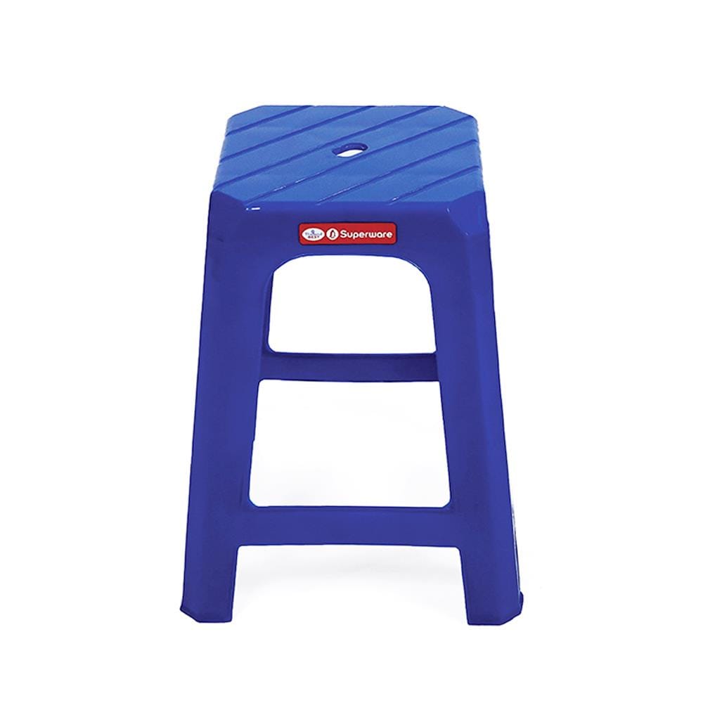เก้าอี้พลาสติก SUPERWARE CH-37 สีน้ำเงิน