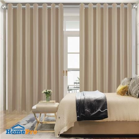 ผ้าม่าน EYELET HOME LIVING STYLE DARIO UV 260X220 ซม. สีน้ำตาล_3