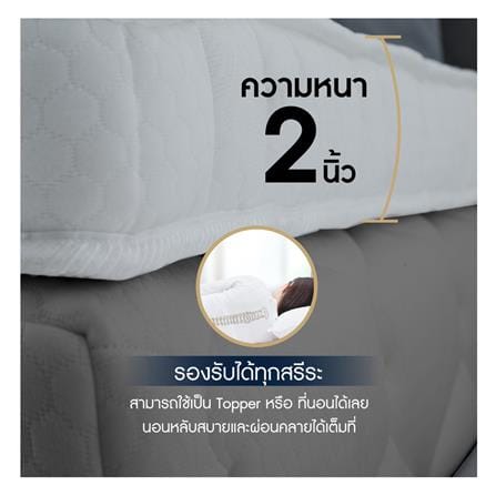 แผ่นรองนอน 5 ฟุต DUNLOPILLO FIRMA LATEX I_9