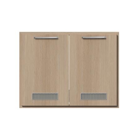 หน้าบานคู่ UPVC CABIN JUNO 84.5x64.5 ซม. สีบีช