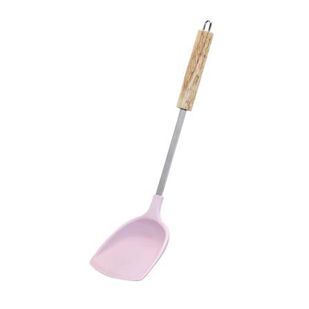 ตะหลิวจีนหนา 37 ซม. KECH PINKY ด้ามไม้_2
