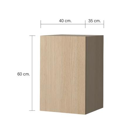 ตู้แขวนเดี่ยว CABIN JUNO 40x60 ซม. สีบีช_6