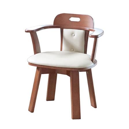 เก้าอี้ห้องอาหารหมุนได้ FURDINI GREAT สี LIGHT WALNUT