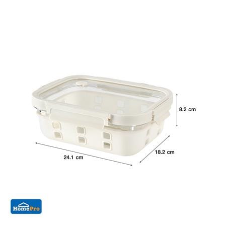 กล่องอาหารแก้ว KECH PEARLA 1.52 ลิตร สีครีม_8