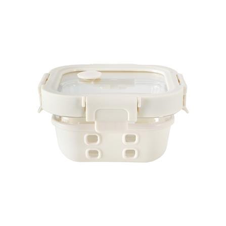 กล่องอาหารแก้ว KECH PEARLA 0.32 ลิตร สีครีม_1