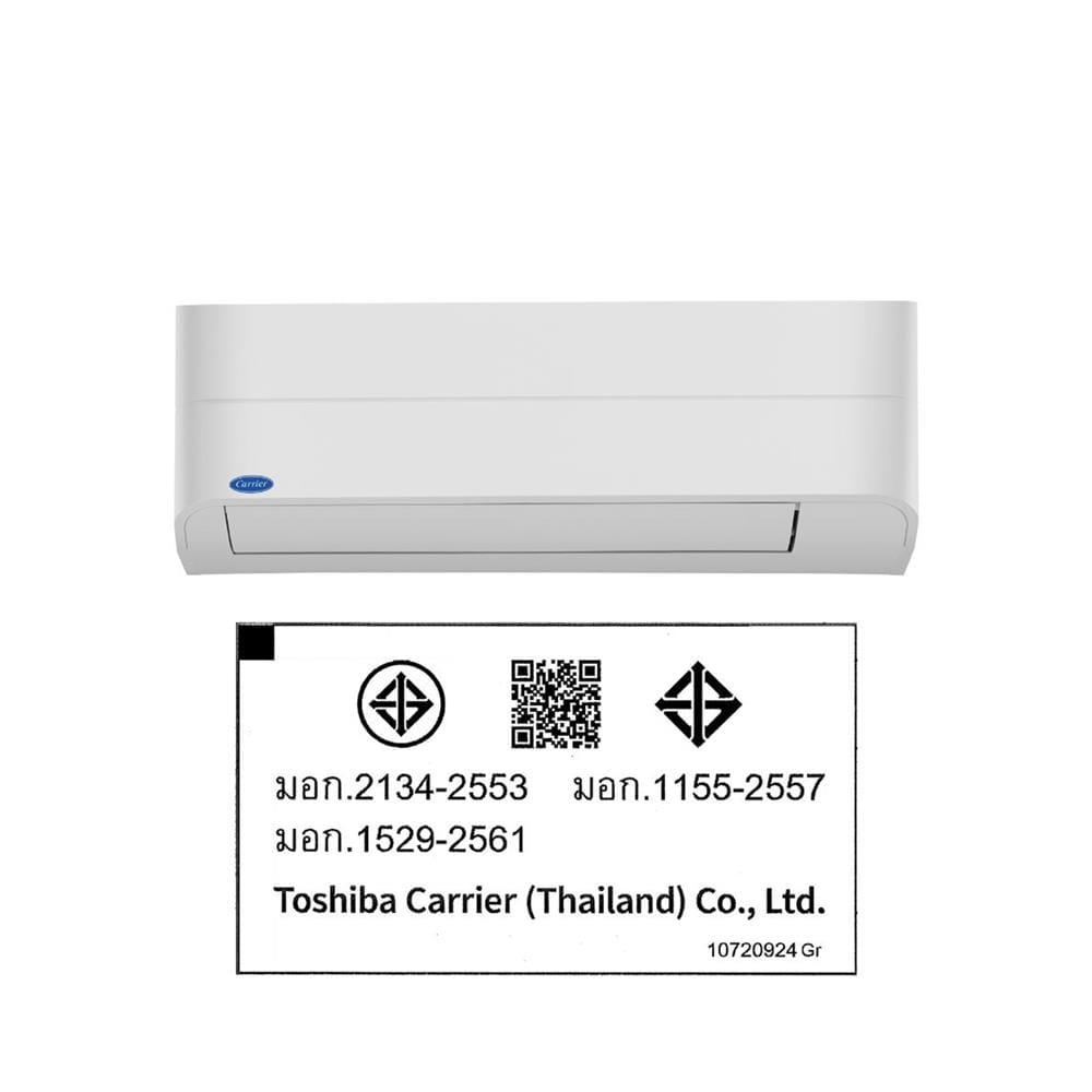 แอร์ผนัง CARRIER 42TVEA013A/38TVEA013A 12000 บีทียู อินเวอร์เตอร์