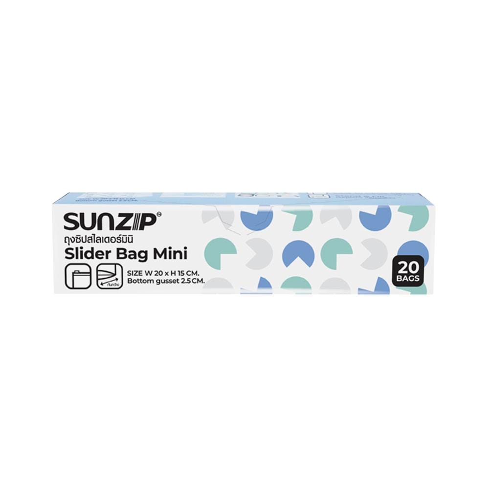 ถุงซิป SUNZIP SLIDER 20x15 ซม. 20 ใบ