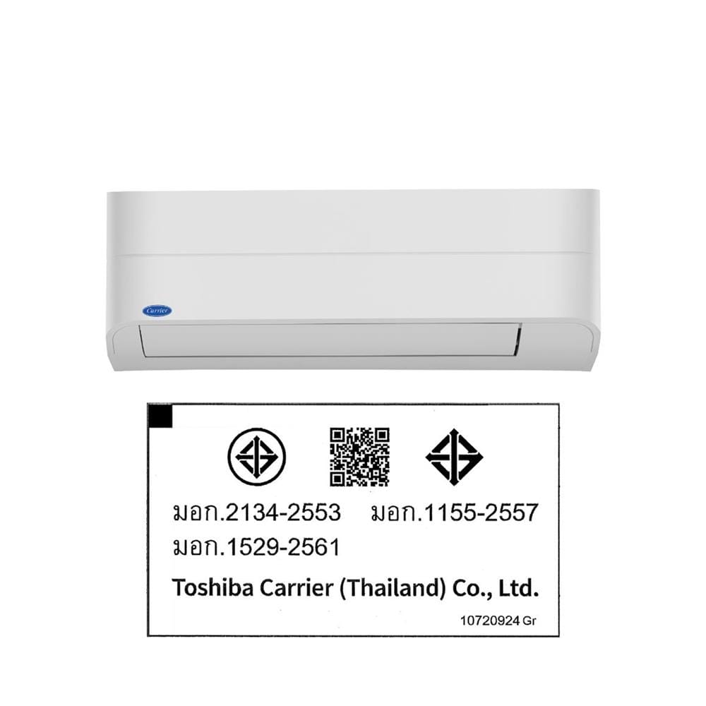 แอร์ผนัง CARRIER 42TVEA010A/38TVEA010A 9200 บีทียู อินเวอร์เตอร์
