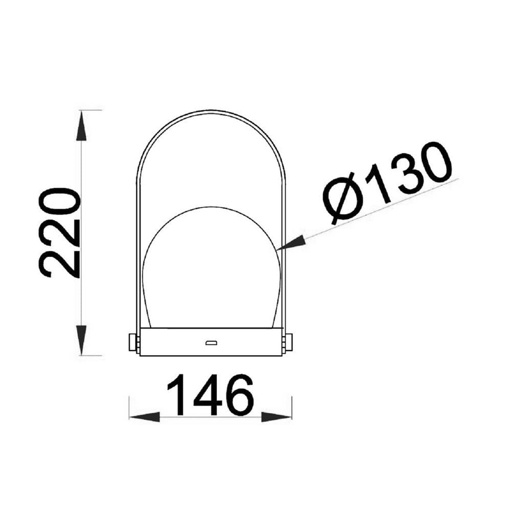 ไฟตั้งโต๊ะ LED CARINI T230422 3 วัตต์ สีขาว