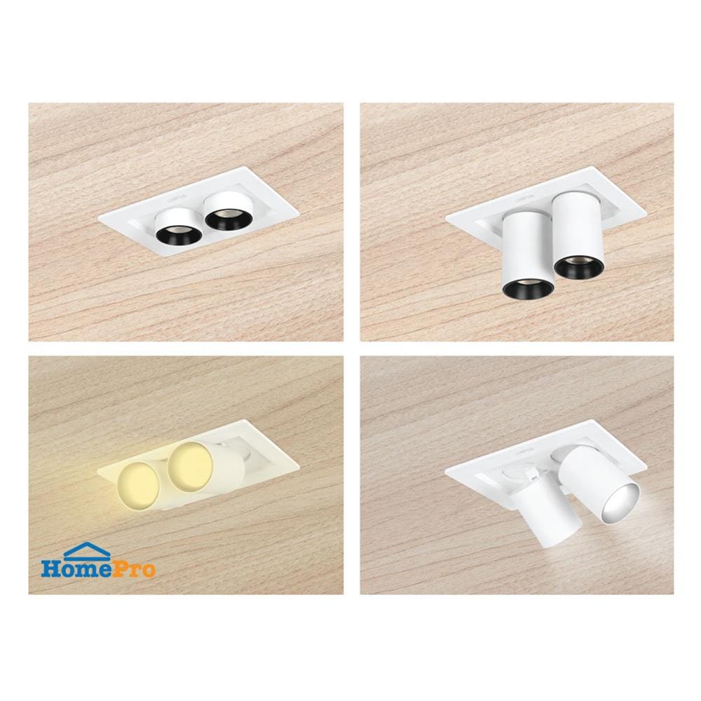 ดาวน์ไลท์ LED LAMPTAN SPOT SCOPE 5.5 นิ้ว 12 วัตต์ DAYLIGHT/COOL WHITE/WARM WHITE สีขาว