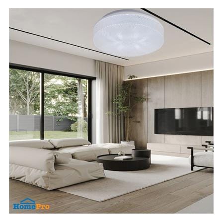 ไฟเพดาน LED SYLVANIA OVALO CRYSTAL AURA 13.58 นิ้ว 36 วัตต์ DAYLIGHT/COOL WHITE/WARM WHITE สีขาว_5