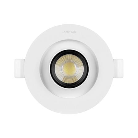 ดาวน์ไลท์ LED LAMPTAN SPOT SCOPE 3.5 นิ้ว 6 วัตต์ DAYLIGHT/COOL WHITE/WARM WHITE สีขาว_0