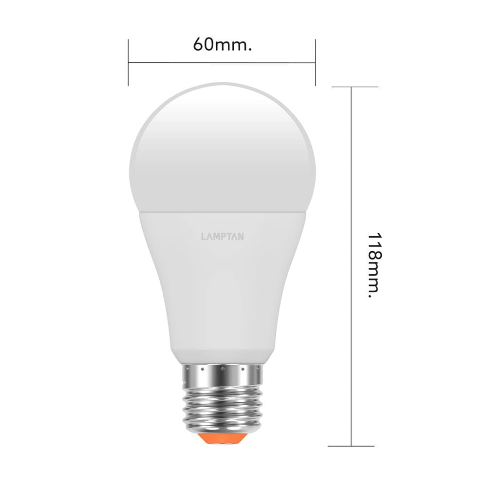 หลอด LED LAMPTAN A60 BRIGHT 13 วัตต์ COOL WHITE E27