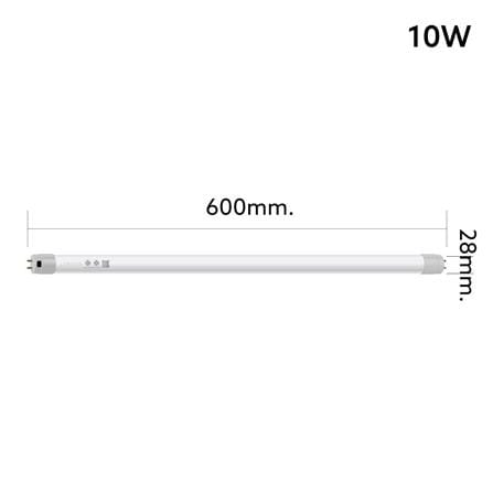 หลอด LED สั้น LAMPTAN TUBE COLOUR SWITCH GOLD LYN GUARD 10 วัตต์ DAYLIGHT/COOL WHITE/WARM WHITE G13_7