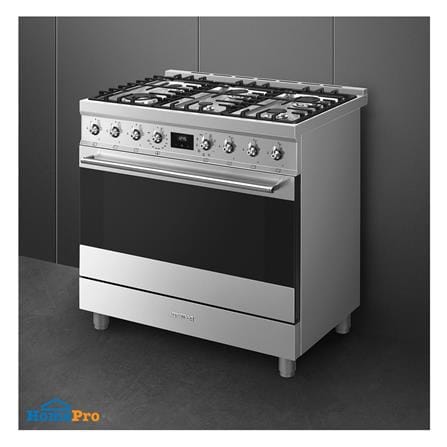 เตาปรุงอาหารแก๊ส SMEG C9GMX2 สีเงิน_3